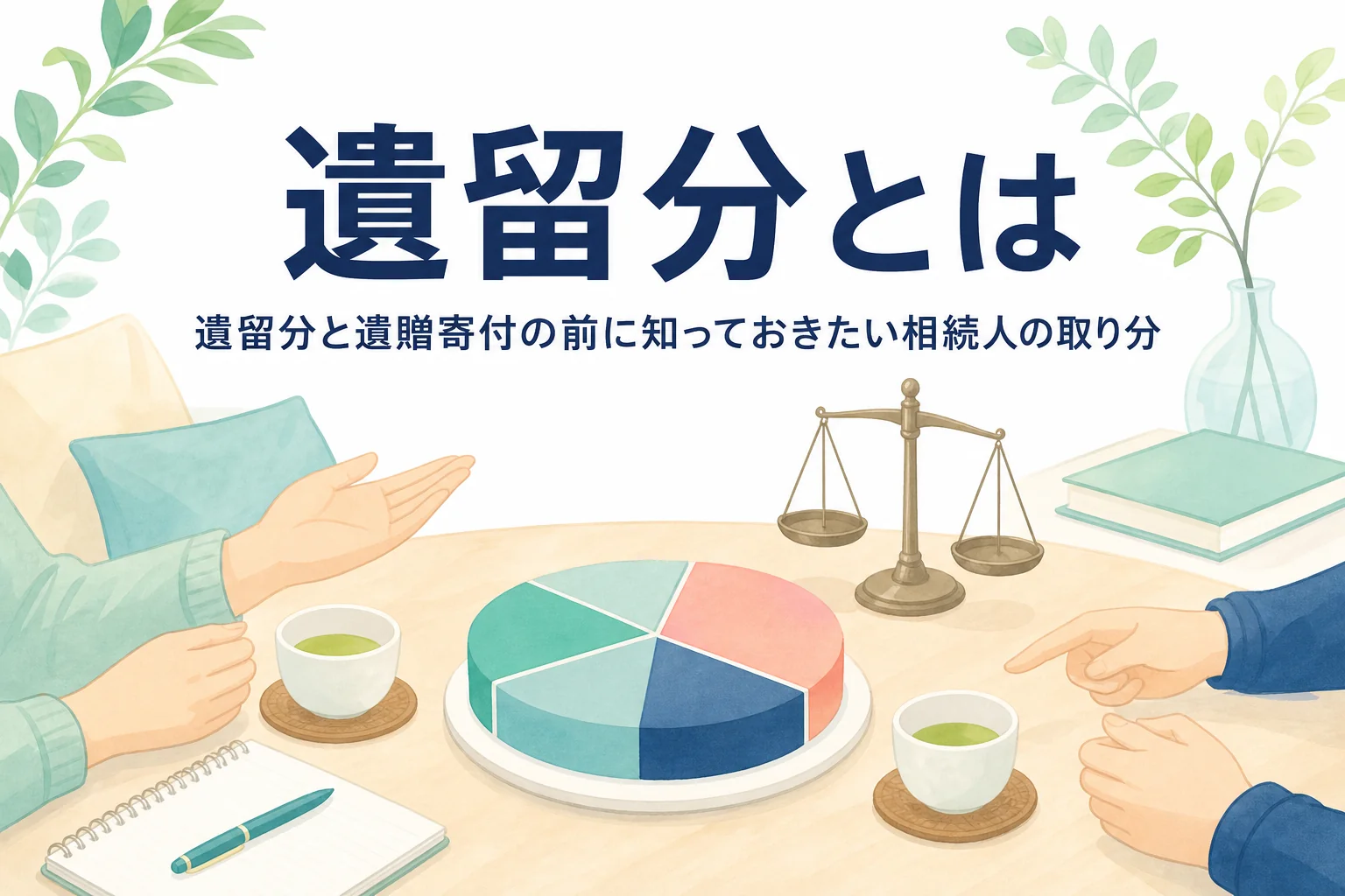 遺留分の仕組みと、遺贈寄付の前に知っておきたい相続人の取り分を紹介する記事のアイキャッチ