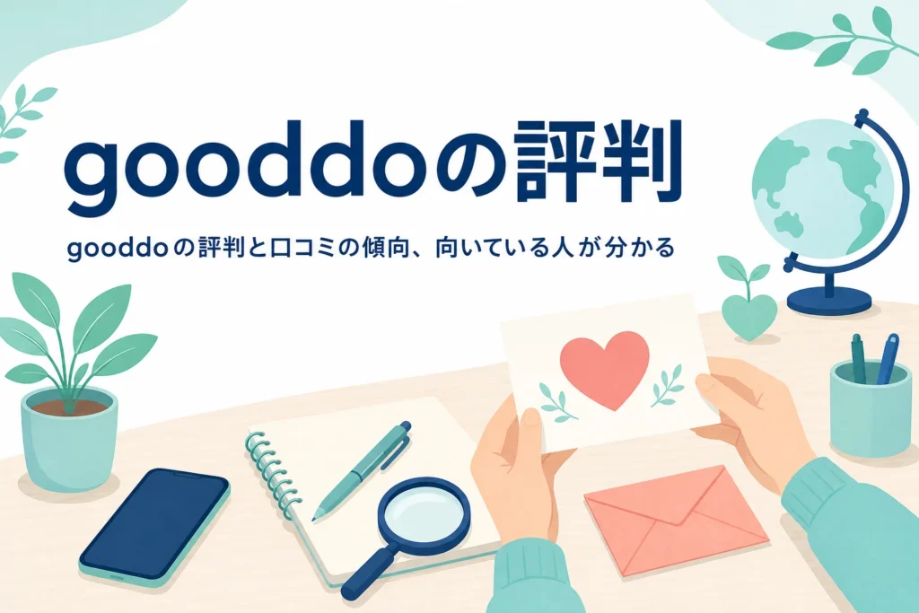 gooddoの評判・口コミの傾向と向いている人を紹介する記事のアイキャッチ